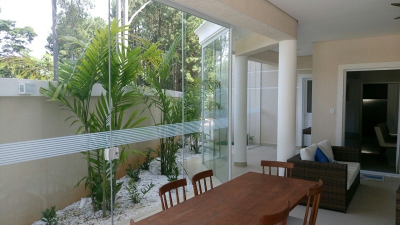 Fechamento de área em Vidro Preços Jardim Umuarama - Fechamento de Terraço com Vidro