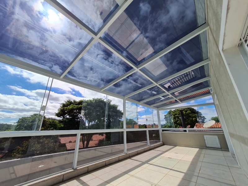 Instalação de Cobertura de Vidro para Garagem Santa Bárbara D'Oeste - Cobertura de Vidro para Varanda