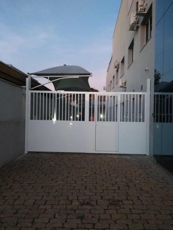 Portão Automático para Garagem Cotação Jardim Renata - Portão de Rolo Automático
