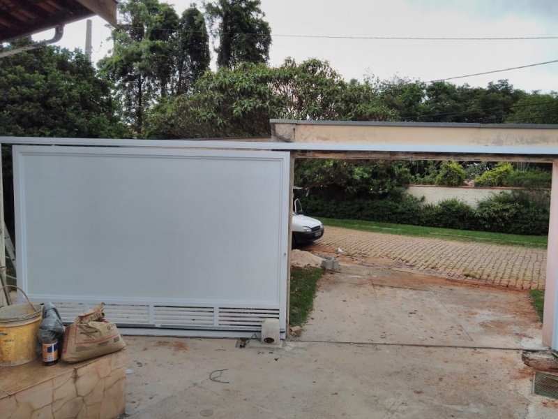 Portões Eletrônicos Basculantes Vila Todos Os Santos - Portão Basculante com Social Embutido