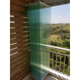 cortina de vidro varanda cotação Residencial Entre verdes