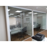 cotação de divisória de vidro escritório Jardim Umuarama