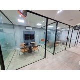 divisórias de vidro escritório Parque dos Alecrins