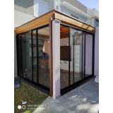 fechamento de varanda com vidro de correr preço Jardim das Oliveiras