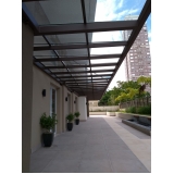 instalação de cobertura de alumínio e vidro Jardim Eldorado