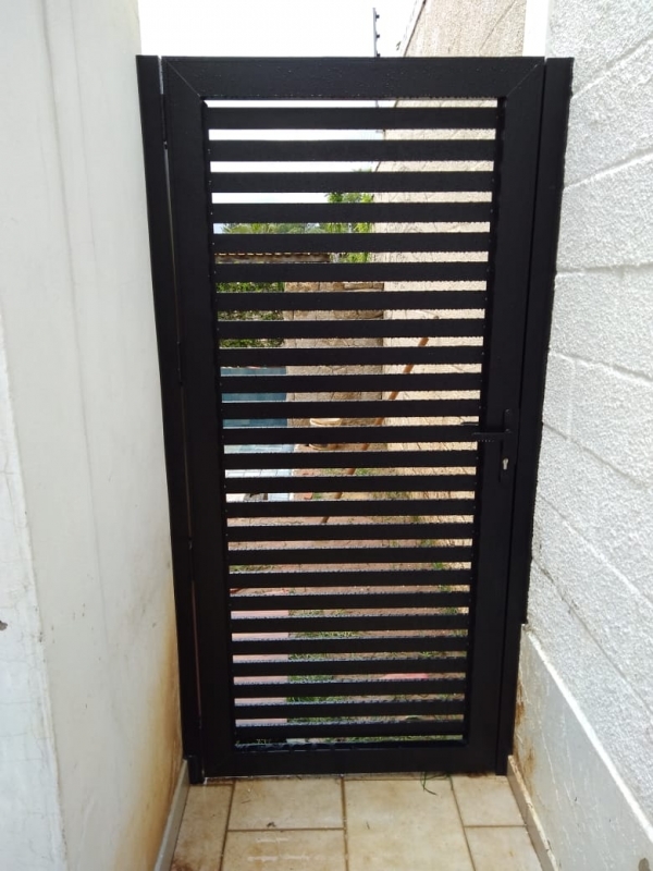Venda de Portão de Alumínio Basculante Recanto Florido - Portão Basculante Manual